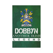 Irish Garden Flag, Dobbyn Family Crest Shamrock Yard Flag A9