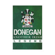 Irish Garden Flag, Donegan Or O'Donagan Family Crest Shamrock Yard Flag A9