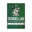 Irish Garden Flag, Donnellan Or O'Donnellan Family Crest Shamrock Yard Flag A9