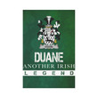 Irish Garden Flag, Duane Or O'Devine Family Crest Shamrock Yard Flag A9