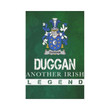 Irish Garden Flag, Duggan Or O'Duggan Family Crest Shamrock Yard Flag A9