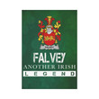 Irish Garden Flag, Falvey Family Crest Shamrock Yard Flag A9