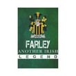 Irish Garden Flag, Farley Family Crest Shamrock Yard Flag A9