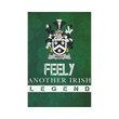 Irish Garden Flag, Fergus Family Crest Shamrock Yard Flag A9