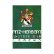 Irish Garden Flag, Fitz-Herbert Family Crest Shamrock Yard Flag A9