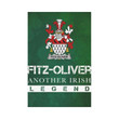 Irish Garden Flag, Fitz-Oliver Family Crest Shamrock Yard Flag A9