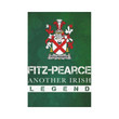 Irish Garden Flag, Fitz-Pearce Family Crest Shamrock Yard Flag A9