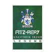 Irish Garden Flag, Fitz-Rery Family Crest Shamrock Yard Flag A9