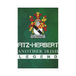 Irish Garden Flag, Fitz-Rice Family Crest Shamrock Yard Flag A9