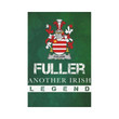 Irish Garden Flag, Fuller Family Crest Shamrock Yard Flag A9