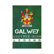 Irish Garden Flag, Galwey Family Crest Shamrock Yard Flag A9