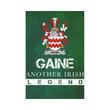 Irish Garden Flag, Gannon Or Mcgannon Family Crest Shamrock Yard Flag A9