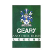Irish Garden Flag, Geary Or O'Geary Family Crest Shamrock Yard Flag A9