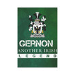 Irish Garden Flag, Gernon Or Garland Family Crest Shamrock Yard Flag A9