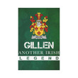 Irish Garden Flag, Gillen Or O'Gillen Family Crest Shamrock Yard Flag A9