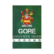 Irish Garden Flag, Goulding Or O'Goillin Family Crest Shamrock Yard Flag A9