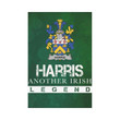 Irish Garden Flag, Harvey Or Hervey Family Crest Shamrock Yard Flag A9