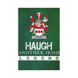Irish Garden Flag, Haugh Or O'Hough Family Crest Shamrock Yard Flag A9