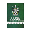 Irish Garden Flag, Judge Family Crest Shamrock Yard Flag A9