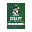 Irish Garden Flag, Kenley Family Crest Shamrock Yard Flag A9