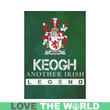 Irish Garden Flag, Keogh Or Mckeogh Family Crest Shamrock Yard Flag A9