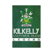 Irish Garden Flag, Kilkelly or Killikelly Family Crest Shamrock Yard Flag A9