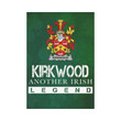 Irish Garden Flag, Kirkwood Family Crest Shamrock Yard Flag A9