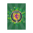 Irish Garden Flag, Lacy Family Crest Shamrock Yard Flag A9