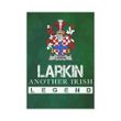 Irish Garden Flag, Larkin Or O'Larkin Family Crest Shamrock Yard Flag A9