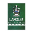 Irish Garden Flag, Leahy Or O'Lahy Family Crest Shamrock Yard Flag A9