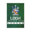 Irish Garden Flag, Lill Family Crest Shamrock Yard Flag A9