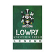 Irish Garden Flag, Lowry Or Lavery Family Crest Shamrock Yard Flag A9