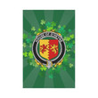 Irish Garden Flag, Macbrady Family Crest Shamrock Yard Flag A9