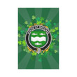Irish Garden Flag, Maccoghlan Family Crest Shamrock Yard Flag A9