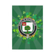 Irish Garden Flag, Macenchroe Family Crest Shamrock Yard Flag A9
