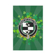 Irish Garden Flag, Macgrath Family Crest Shamrock Yard Flag A9