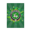 Irish Garden Flag, Macguire Family Crest Shamrock Yard Flag A9