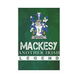Irish Garden Flag, Mackesy Family Crest Shamrock Yard Flag A9