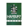 Irish Garden Flag, Marbury Or Maybery Family Crest Shamrock Yard Flag A9
