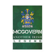 Irish Garden Flag, Mcgovern Or Mcgauran Family Crest Shamrock Yard Flag A9