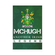 Irish Garden Flag, Mchugh Or Machugh Family Crest Shamrock Yard Flag A9