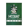 Irish Garden Flag, Mcquay Or Macquay Family Crest Shamrock Yard Flag A9