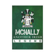 Irish Garden Flag, Mcrery Or Mccrery Family Crest Shamrock Yard Flag A9