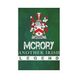 Irish Garden Flag, Mcrory Or Mccrory Family Crest Shamrock Yard Flag A9