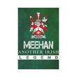 Irish Garden Flag, Melaghlin Or O'Melaghlin Family Crest Shamrock Yard Flag A9