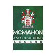 Irish Garden Flag, Meldon Or Muldoon Family Crest Shamrock Yard Flag A9