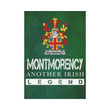 Irish Garden Flag, Montmorency Family Crest Shamrock Yard Flag A9