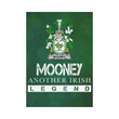 Irish Garden Flag, Mooney Or O'Mooney Family Crest Shamrock Yard Flag A9