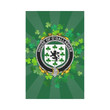 Irish Garden Flag, O'Gallagher Family Crest Shamrock Yard Flag A9