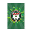 Irish Garden Flag, O'Hegarty Family Crest Shamrock Yard Flag A9